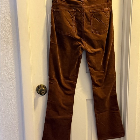 7 For All Mankind Lisha Velvet Caramel Jeans Slim Fit High Rise NWT - Picture 3 of 5